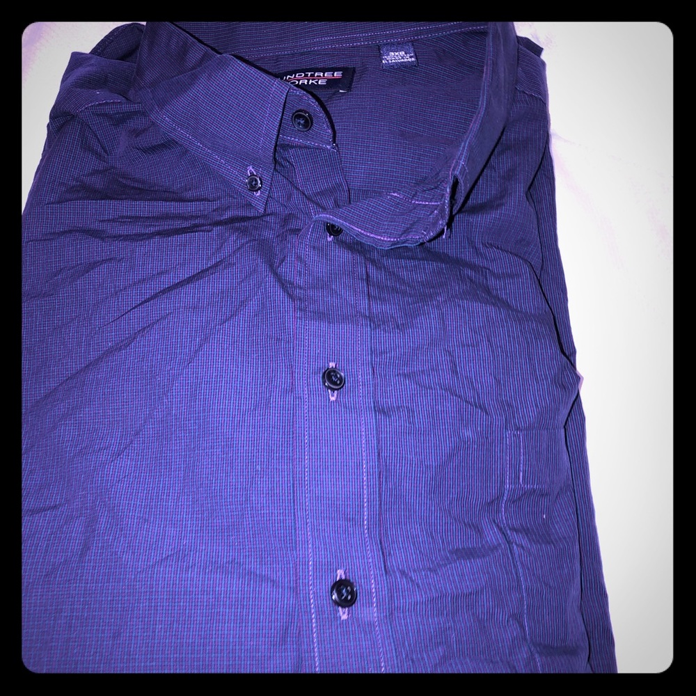 Long sleeve button down shirt 3X